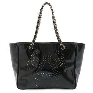 CHANEL Black Logo Shoulder Bag